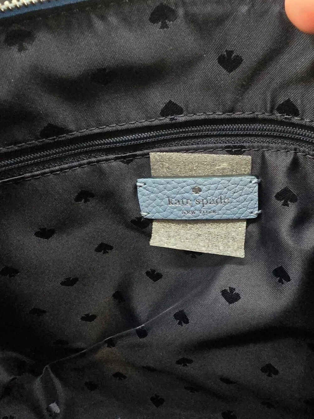 Kate Spade Monica Pebbled Leather Satchel WKR00240 Dusty Blue